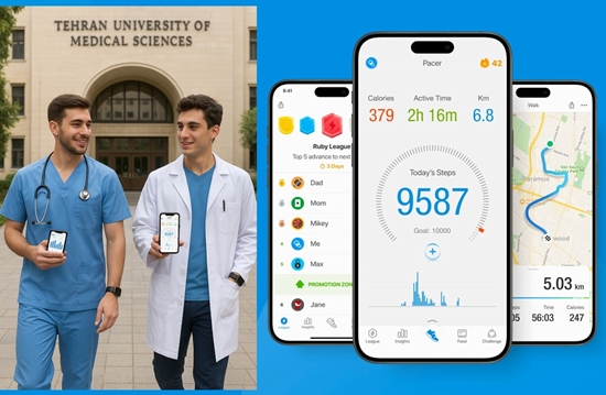 دانشجوی اهل آلمان در جمع برندگان سومین دوره پویش پیاده‌روی 